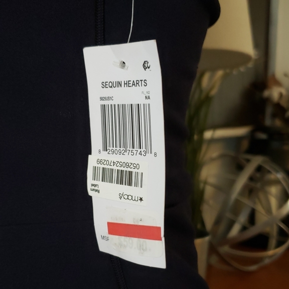 NWT navy blue lace back dress size 9 - Picture 5 of 8